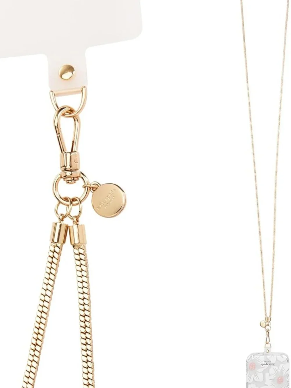 NWT Kate Spade Gold Crossbody Cell Phone Chain